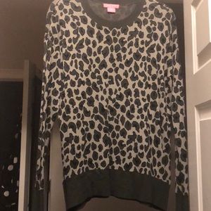 Cheetah print sweater